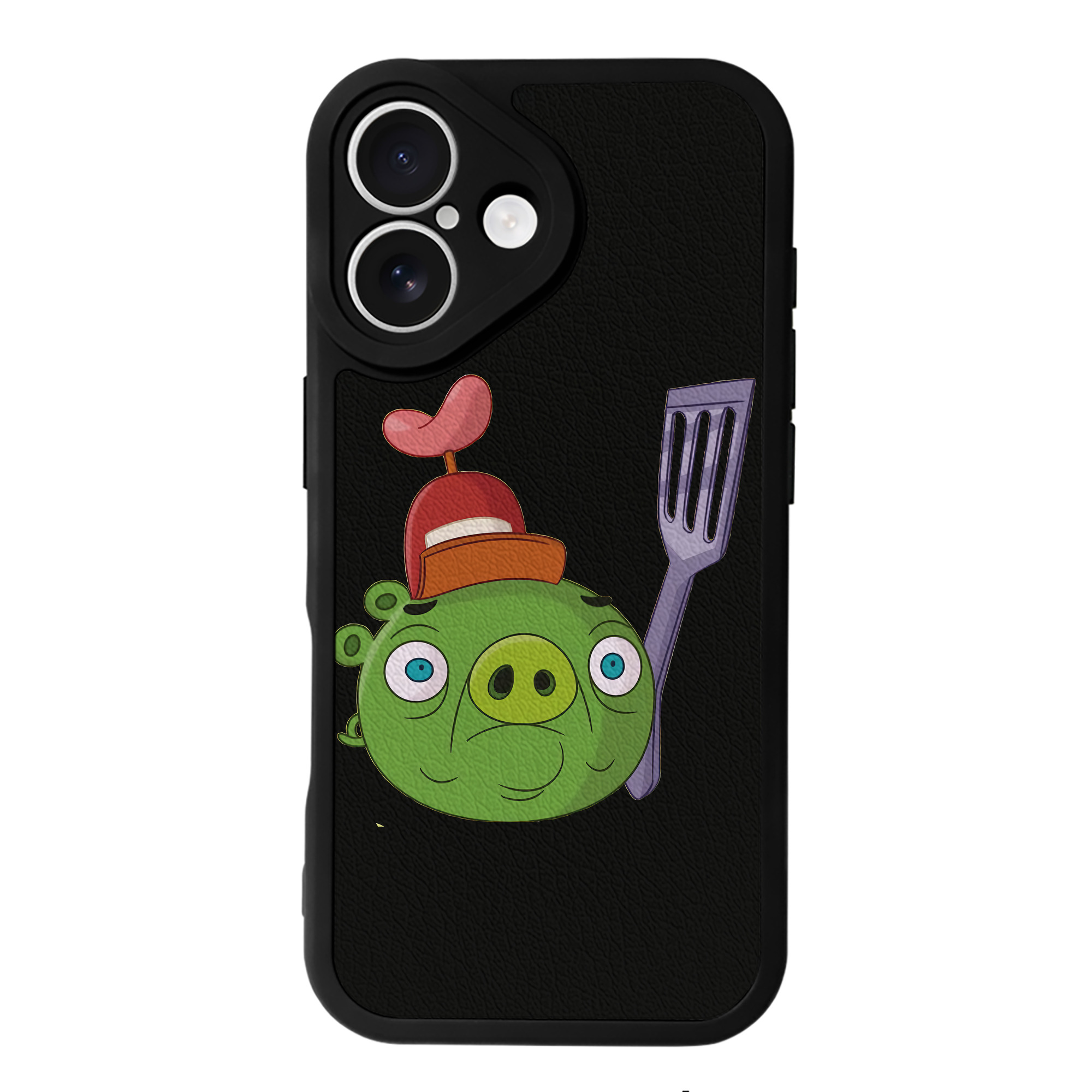 （画像用） Angry Birds アングリーバード 【iPhone 16シリーズ対応】シリコンスマホケース（レザー調） 材質：シリコン